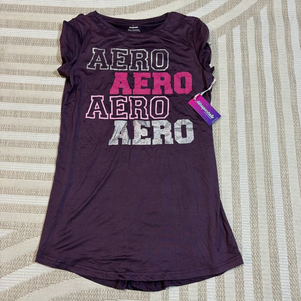 Y2K NWT Aeropastle Sleepwear T- Short Dress Medium MSRp $28